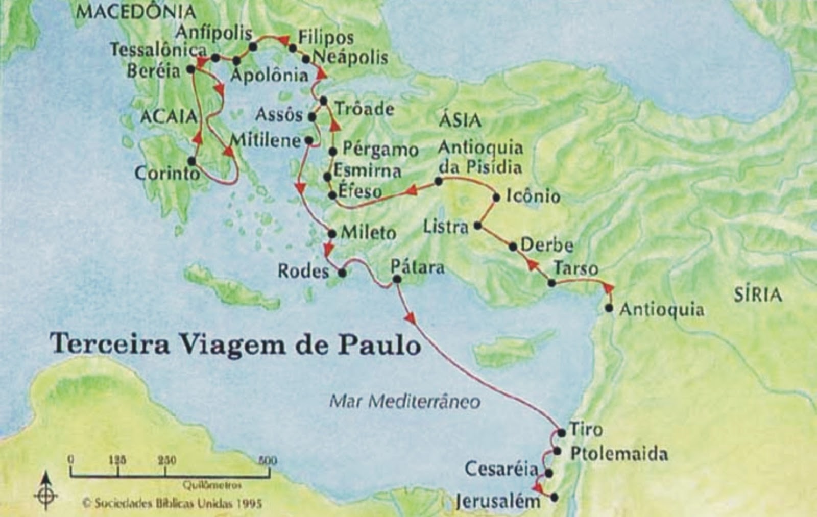 Atos 18 - Terceira Viagem Missionária de Paulo